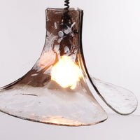 Mid-Century Glass Pendant Lamp by J.T. Kalmar, 1960