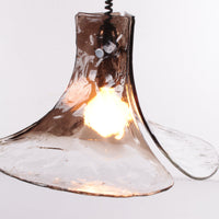 Mid-Century Glass Pendant Lamp by J.T. Kalmar, 1960
