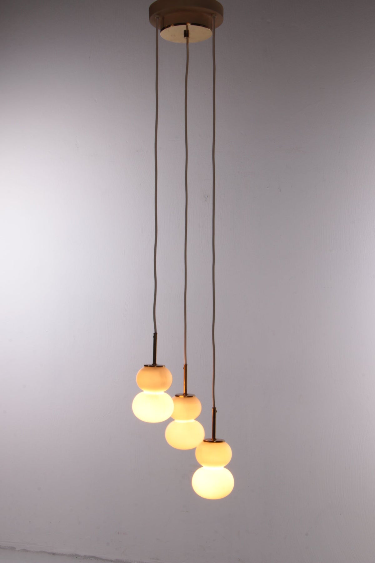 Doria Pendelleuchte, Modell Pumpkin Cascade, 1960, Deutschland