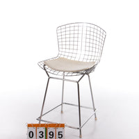 Harry Bertoia Bar Stool with Original Cushion, 1970 Knoll .it