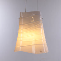 Elegante Hängelampe aus Muranoglas von AV Mazzega, 1990er Jahre