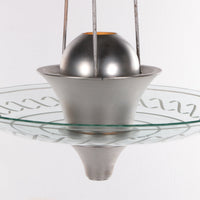 Seltenes Set von Art-Deco-Hängelampen aus einem historischen Londoner Hotel