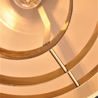 Elegante Pendelleuchte aus Messing im Mid-Century-Modern-Stil „Dome“