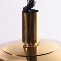 Elegante Pendelleuchte aus Messing im Mid-Century-Modern-Stil „Dome“