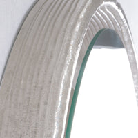 Runder Badezimmerspiegel aus Plexiglas von Hillebrand, großes Modell, Deutschland, 1960.