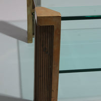 Peter Ghyzcy Messing-Salontisch Modell T14D 1970 Niederländisches Design OHNE Halterung