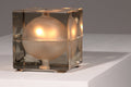 Alessandro Mendini “Cubosfera” Table Lamp Metal Crome Glass 1968 Italy - Collectors - Net.Work