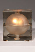 Alessandro Mendini “Cubosfera” Table Lamp Metal Crome Glass 1968 Italy - Collectors - Net.Work
