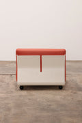 Amanta Modular Sofa in Orange Leather Mario Bellini 1960s - Collectors - Net.Work
