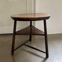 Antique wooden tripod side-table, late 18th century, Belgium
