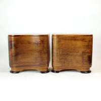 Art Deco Bedside Tables By Jindřich Halabala For Up Závody, 1930s