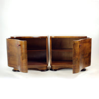 Art Deco Bedside Tables By Jindřich Halabala For Up Závody, 1930s