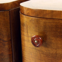 Art Deco Bedside Tables By Jindřich Halabala For Up Závody, 1930s
