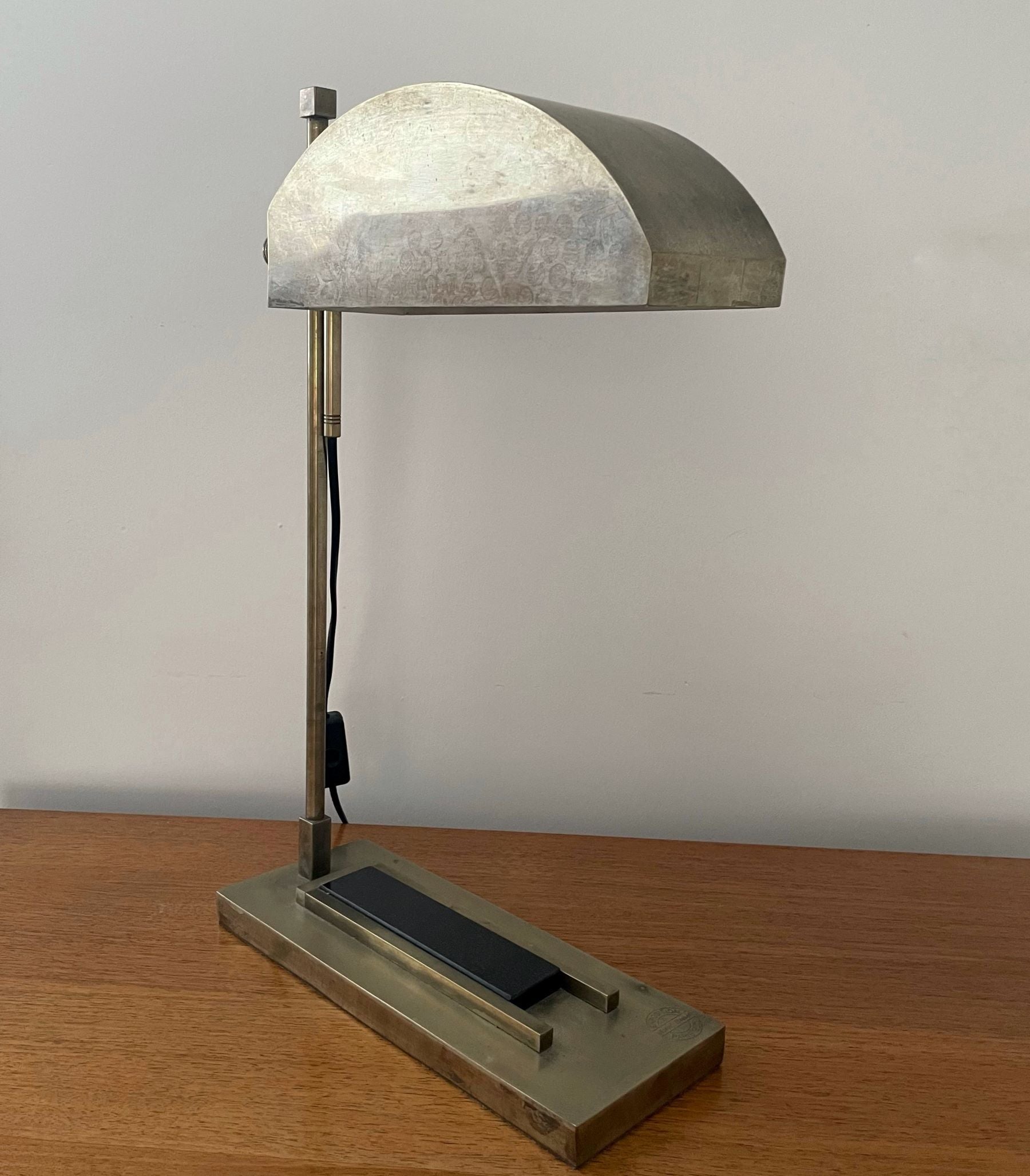 Bauhaus desk lamp, design Marcel Breuer for the Paris Exhibition, 1925 - COLLECTORS RDAM