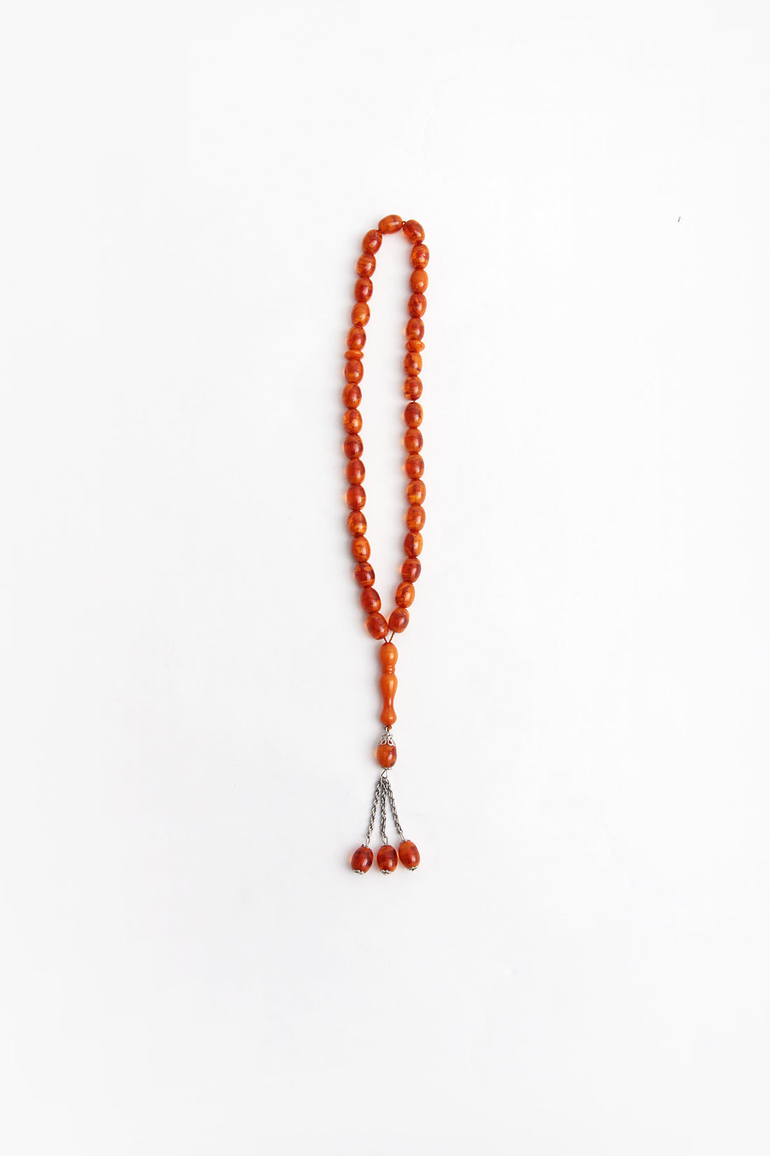 Beautiful Amber Prayer Necklace, 1960s - Collectors - Net.Work
