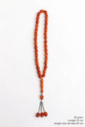 Beautiful Amber Prayer Necklace, 1960s - Collectors - Net.Work