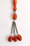 Beautiful Amber Prayer Necklace, 1960s - Collectors - Net.Work