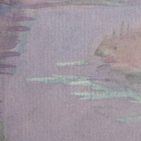 Wunderschönes altes Gemälde einer Landschaft bei Wasco mit einer Mühle, 1923