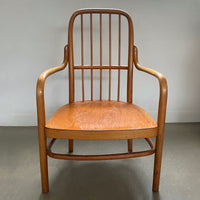 Bentwood armchair model A63-F, design Josef Frank for Thonet, 1930s, Austria