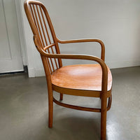 Bentwood armchair model A63-F, design Josef Frank for Thonet, 1930s, Austria
