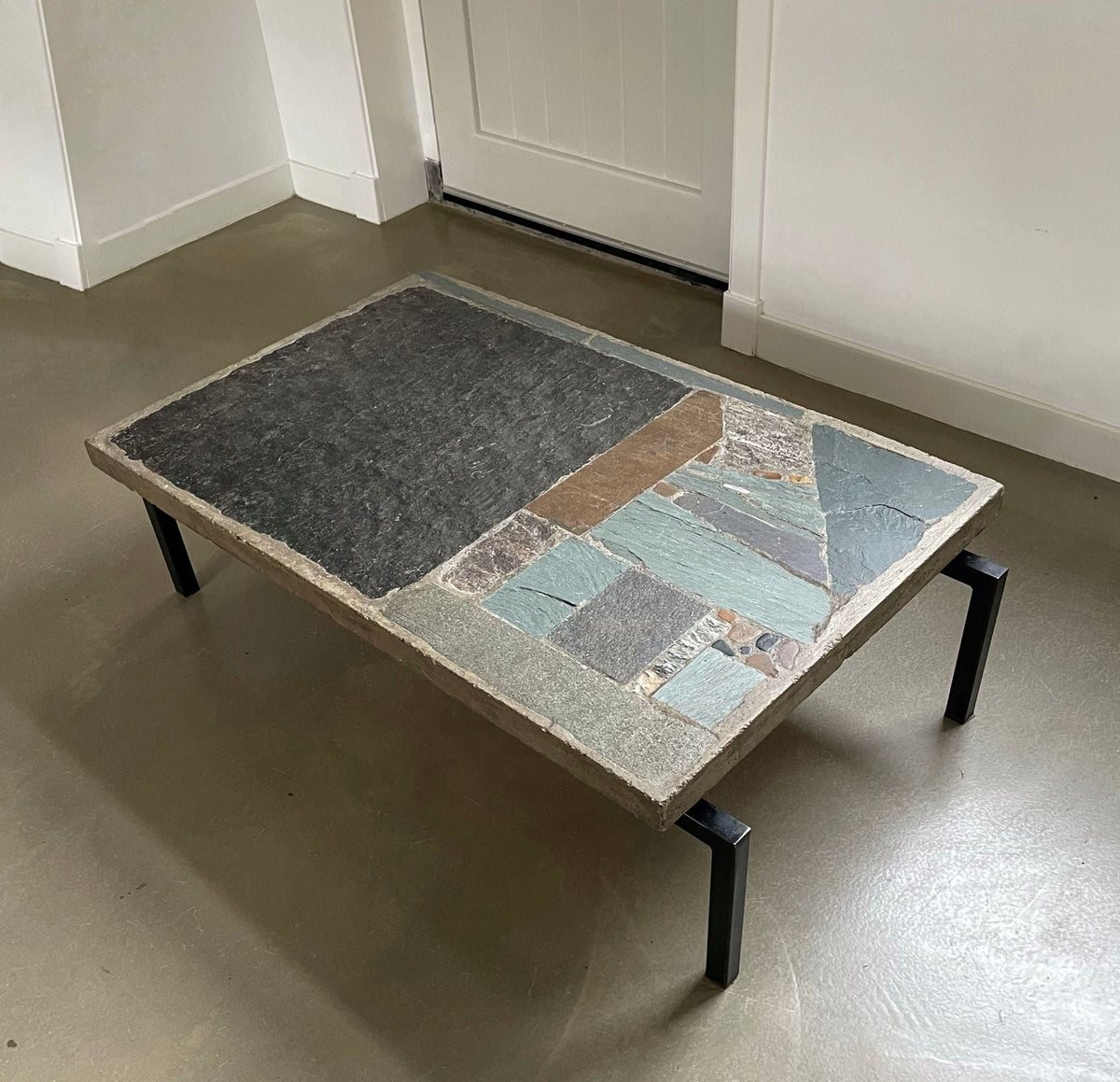 Brutalistischer Couchtisch, Paul Kingma, 1965, Niederlande