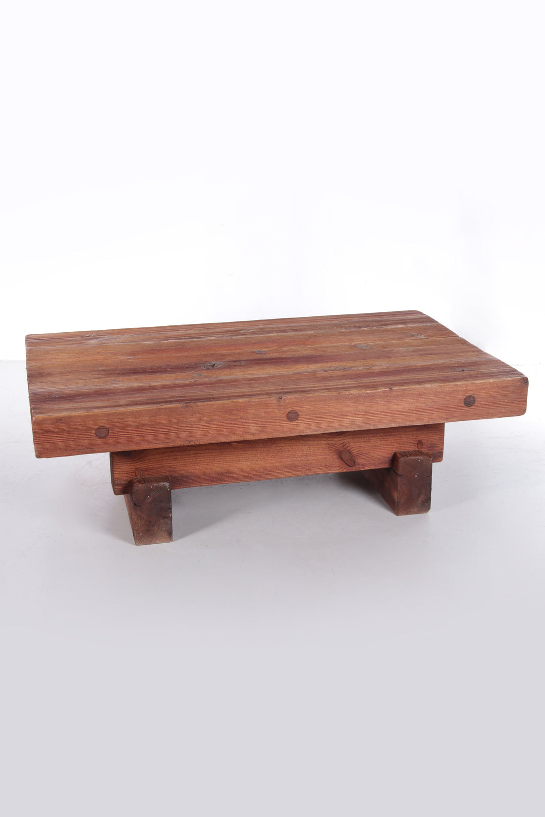 Brutalist Pine Coffee Table by Jens Lyngsøe for Havdrup Trævarefabrik - Collectors - Net.Work
