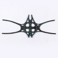 Brutalistische Bronze-Wandskulptur „Zeitlose Eleganz“