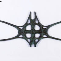 Brutalistische Bronze-Wandskulptur „Zeitlose Eleganz“