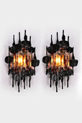 Brutalist Wall Lamps by Tom Ahlstrom & Hans Ehrlich - COLLECTORS RDAM