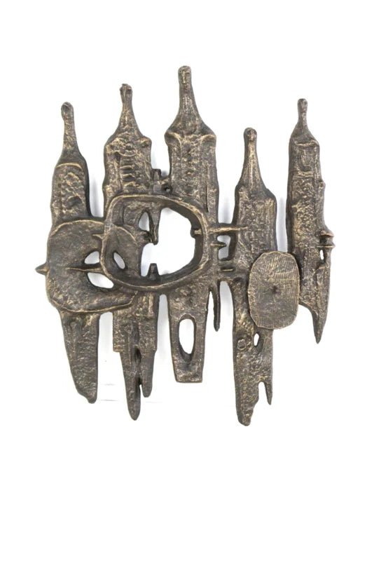 Brutalist wall sculpture 'Poortwachters' - COLLECTORS RDAM