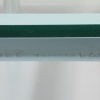 Cassina LC-10 Coffee Table by Le Corbusier – Rare Light Blue Glass Edition