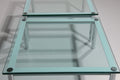 Cassina LC - 10 Coffee Table by Le Corbusier – Rare Light Blue Glass Edition - Collectors - Net.Work
