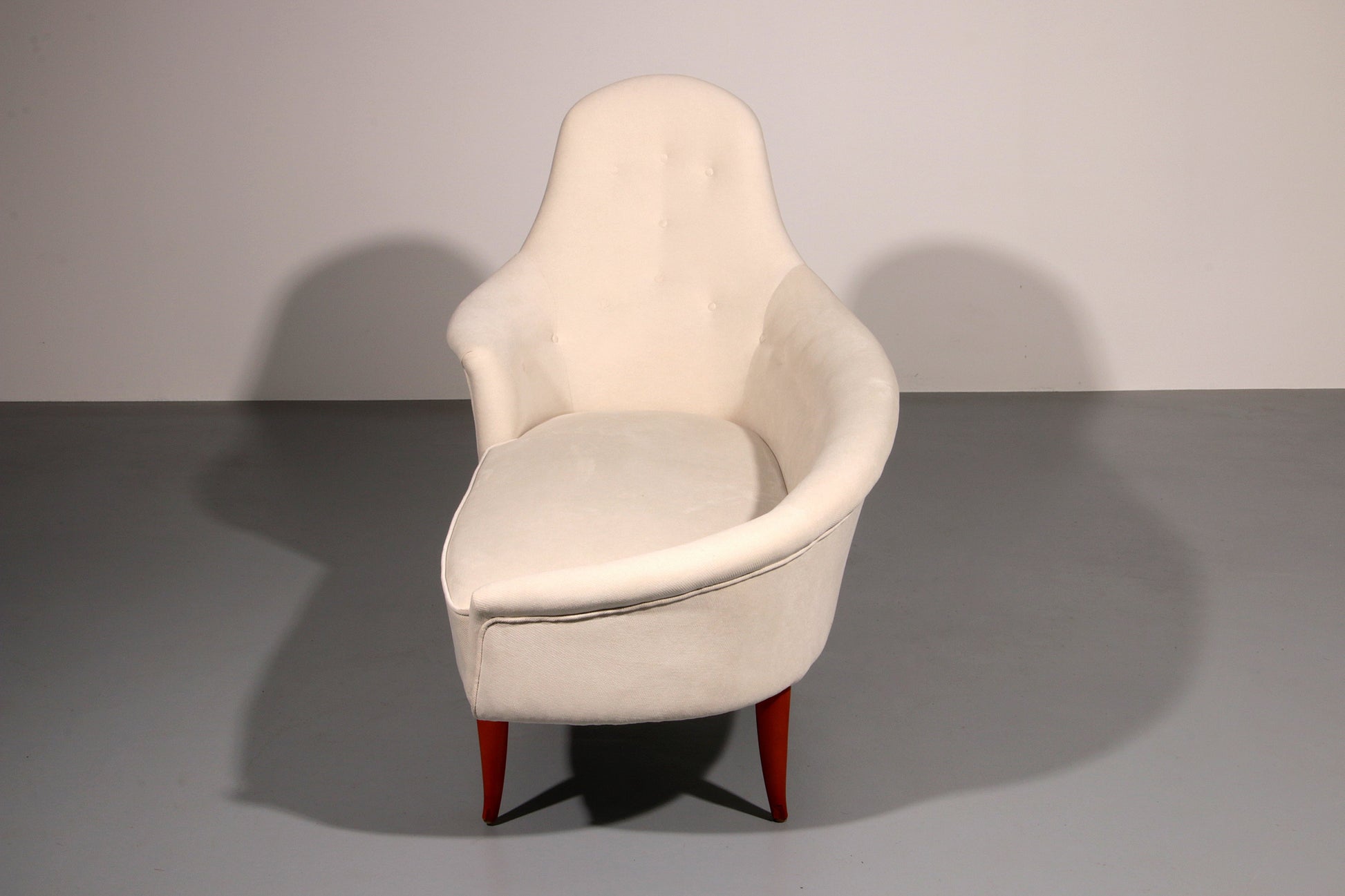 Chaise Lounge by Kerstin Hörlin - Holmquist for Nordiska Kompaniet, 1950s - Collectors - Net.Work