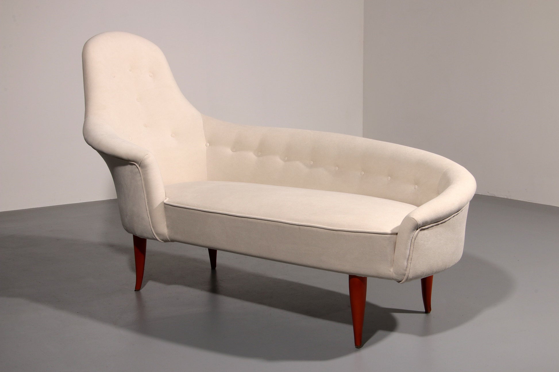 Chaise Lounge by Kerstin Hörlin - Holmquist for Nordiska Kompaniet, 1950s - Collectors - Net.Work