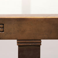 Couchtisch aus Glas und Messing von Peter Ghyczy, Modell T54, 1970