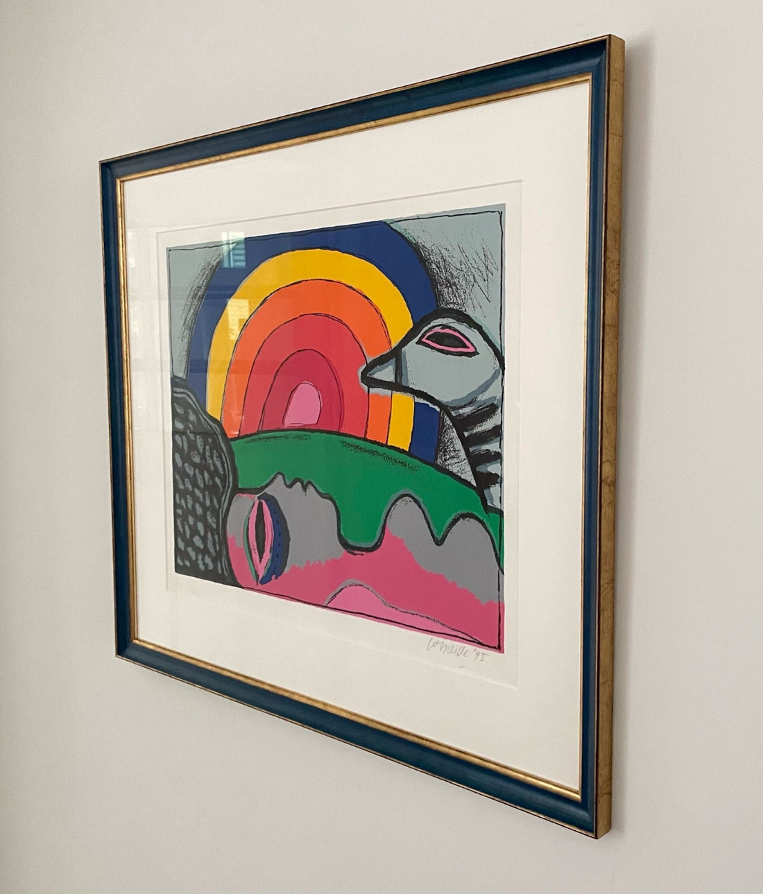 Colorful Corneille litho, signed and dated ’95, EA 17/25 - COLLECTORS RDAM