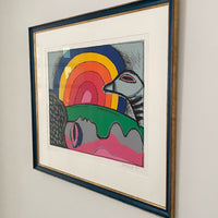 Colorful Corneille litho, signed and dated ’95, EA 17/25