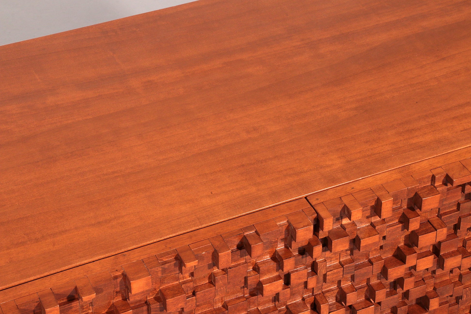 Contemporary Pair of Brutalist Sideboards Made of Solid Wood - Collectors - Net.Work