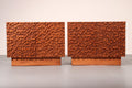 Contemporary Pair of Brutalist Sideboards Made of Solid Wood - Collectors - Net.Work