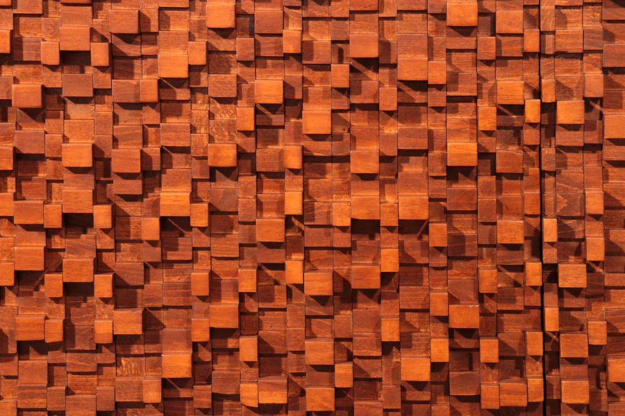 Contemporary Pair of Brutalist Sideboards Made of Solid Wood - Collectors - Net.Work