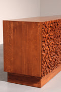 Contemporary Pair of Brutalist Sideboards Made of Solid Wood - Collectors - Net.Work