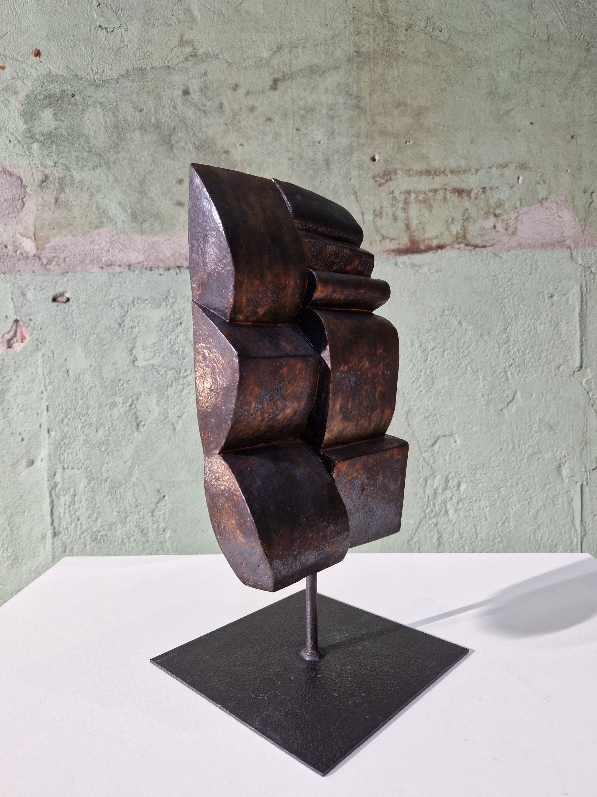 Copper Glaze Cor Dam Sculpture in Fireclay, 1970s - Collectors - Net.Work