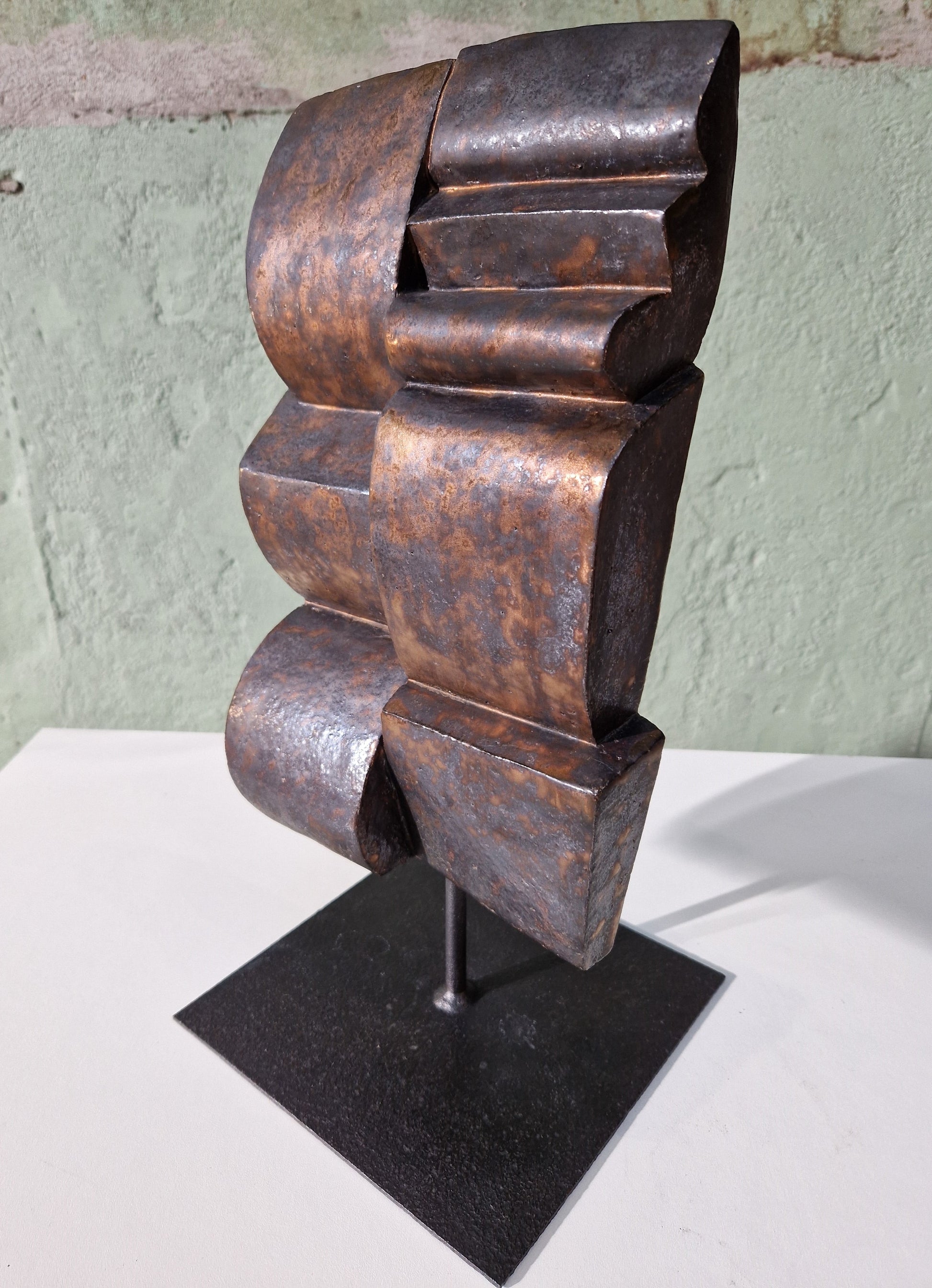 Copper Glaze Cor Dam Sculpture in Fireclay, 1970s - Collectors - Net.Work