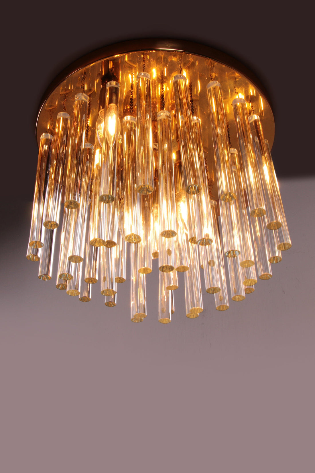 Crystal Chandelier Kalmar Iceglass nice model 1960 - Collectors - Net.Work