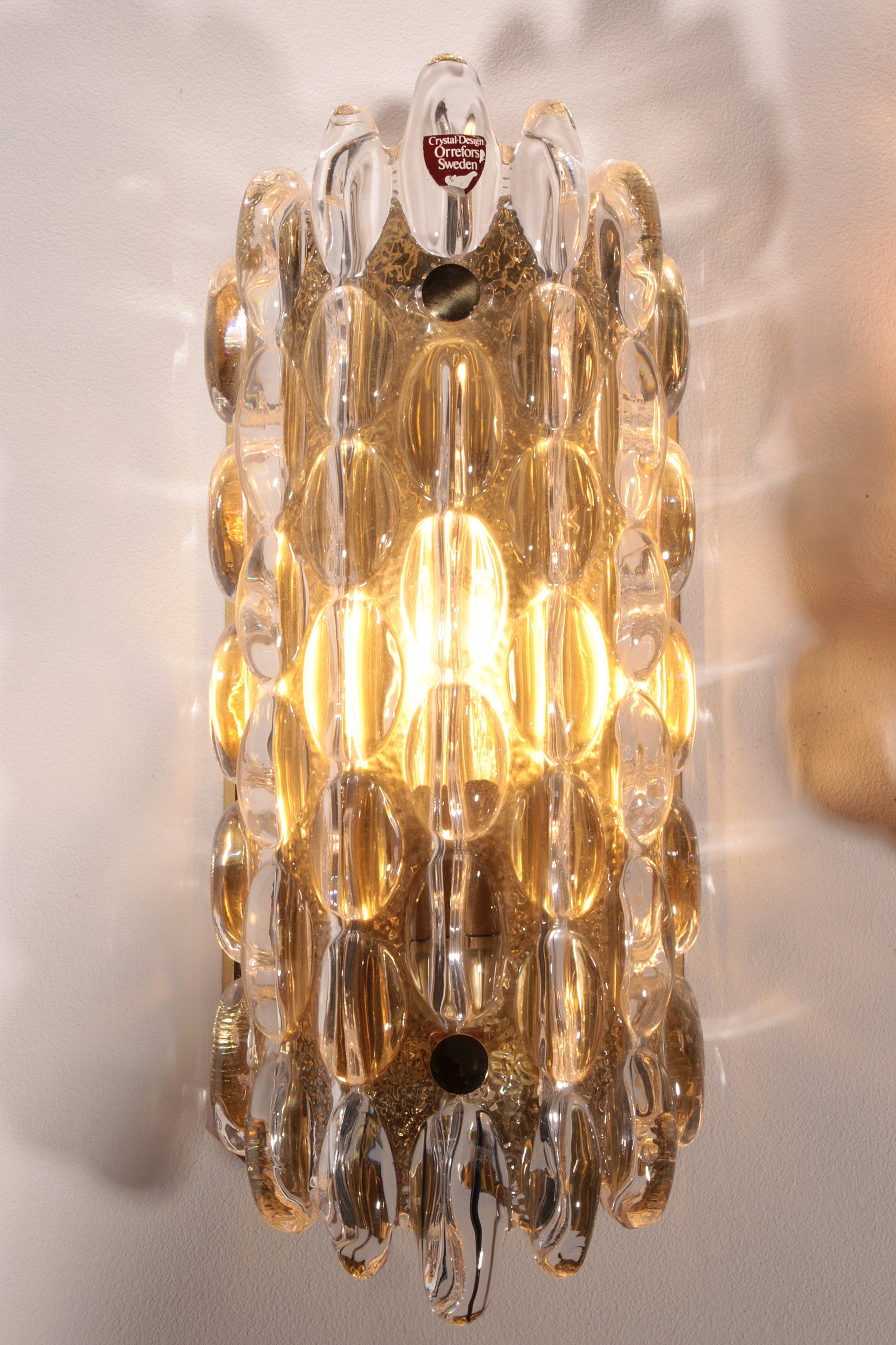 Crystal Waterdrop Sconces by Carl Fagerlund for Orrefors - Collectors - Net.Work