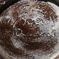 Design-Wandleuchte aus Steingut von Sejer Keramik, Dänemark 1960