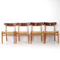Eetkamerstoelen CH23 van Hans J Wegner voor Carl Hansen & Son