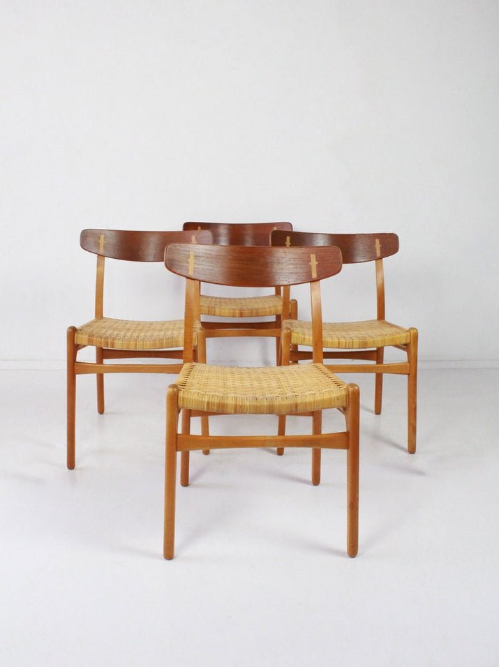 Eetkamerstoelen CH23 van Hans J Wegner voor Carl Hansen & Son