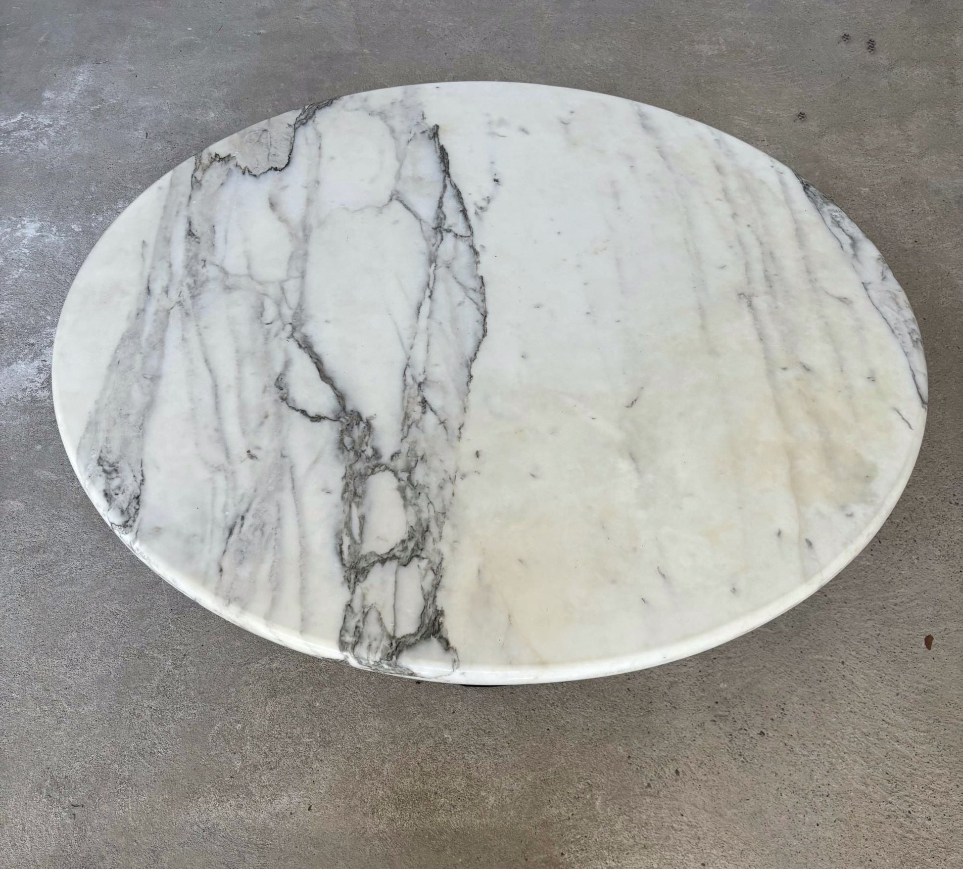 Dining table by Thonet, metal and marble, Germany, 1970s - COLLECTORS RDAM