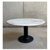 Esstisch von Thonet, Metall und Marmor, Deutschland, 1970er Jahre